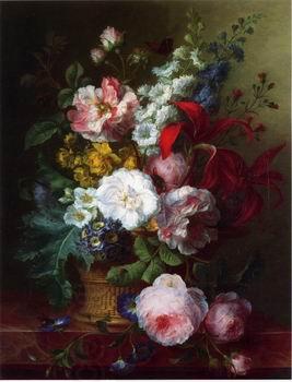 unknow artist Floral, beautiful classical still life of flowers.134 oil painting picture